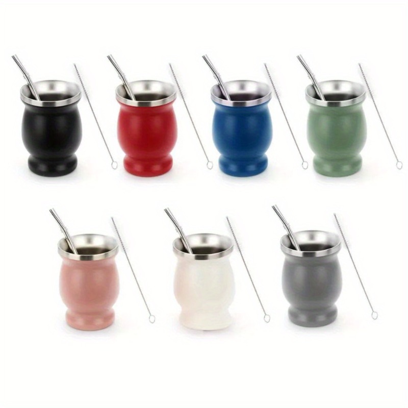Stainless Steel Straw - Set da tè in acciaio inossidabile