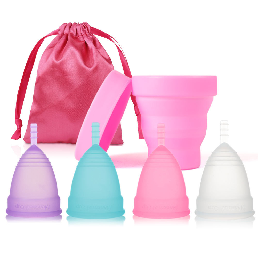 Menstrual Cup Silicone - Nuovo grado medico Silicone coppetta mestruale