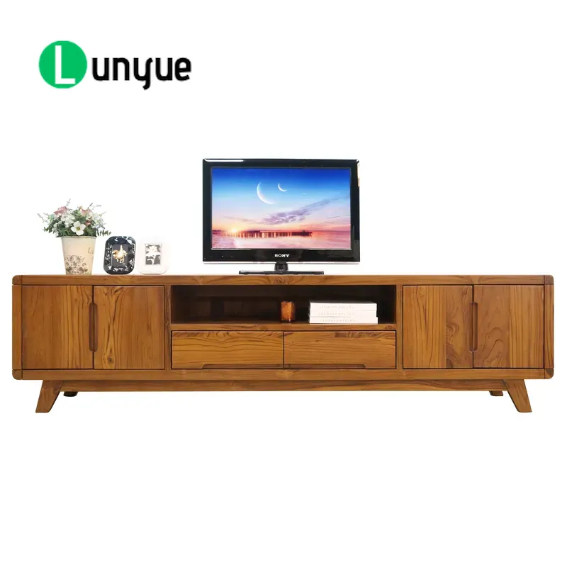 Sustainable Living Usa - Mobile TV Scandinavo Contemporaneo in Teak