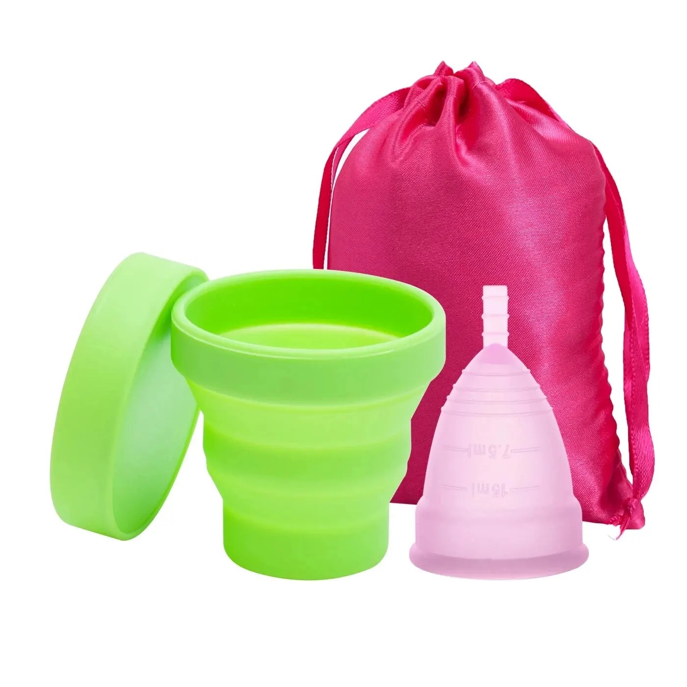 Menstrual Cup Silicone - Coppetta mestruale riutilizzabile medica coppetta mestruale