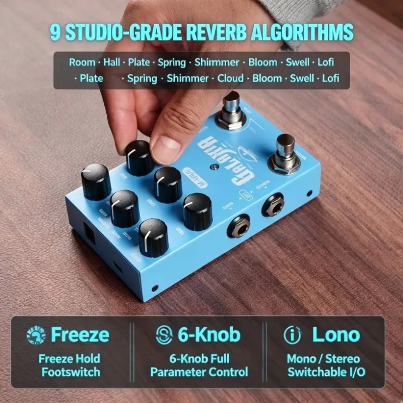 Pedale per Chitarra M-VAVE Rev - Sustainable Living Usa recensione e prezzo