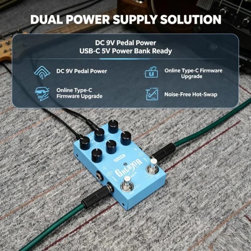 Pedale per Chitarra M-VAVE Rev - Sustainable Living Usa recensione e prezzo