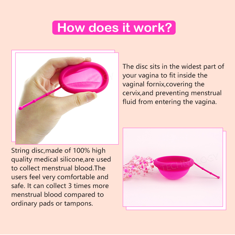 Disco mestruale femminile con  - Menstrual Cup Silicone recensione e prezzo