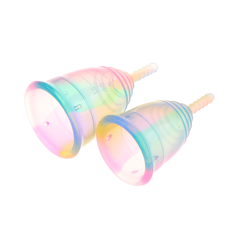 1PCS Delle Donne Colorato Tazz - Menstrual Cup Silicone recensione e prezzo