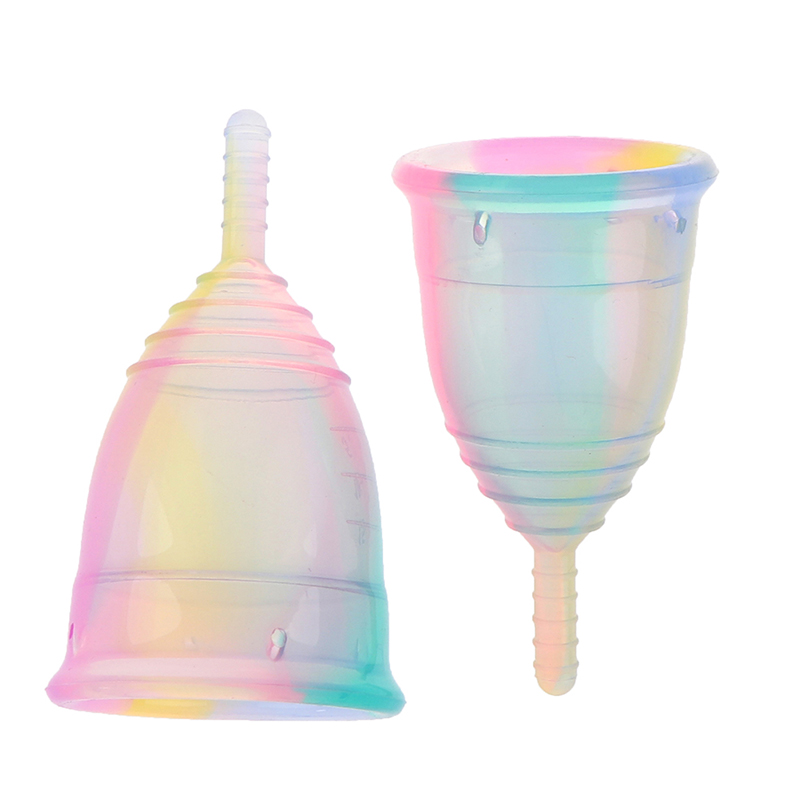 1PCS Delle Donne Colorato Tazz - Menstrual Cup Silicone recensione e prezzo
